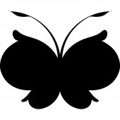 Autocolante ardósia borboleta