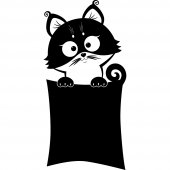 Autocolante ardósia gato