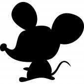 Autocolante ardósia mouse