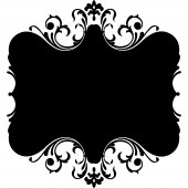 Autocolante ardósia ornamento