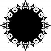 Autocolante ardósia ornamento