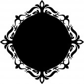 Autocolante ardósia ornamento