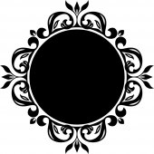 Autocolante ardósia ornamento