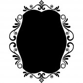 Autocolante ardósia ornamento
