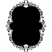 Autocolante ardósia ornamento