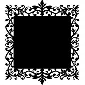 Autocolante ardósia ornamento
