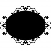 Autocolante ardósia ornamento