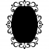 Autocolante ardósia ornamento