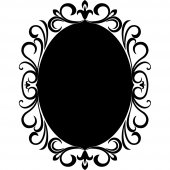Autocolante ardósia ornamento