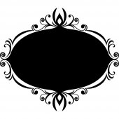 Autocolante ardósia ornamento