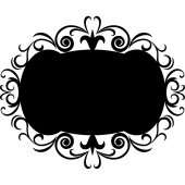 Autocolante ardósia ornamento