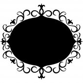 Autocolante ardósia ornamento