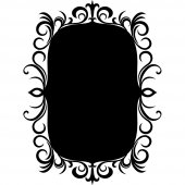Autocolante ardósia ornamento