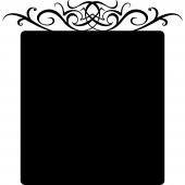 Autocolante ardósia ornamento