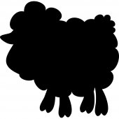 Autocolante ardósia ovelha