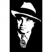 Autocolante decorativo Al Capone