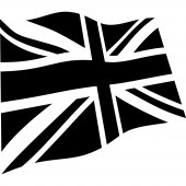 Autocolante decorativo bandeira Inglês