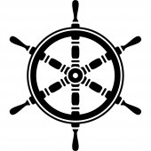 Autocolante decorativo barco