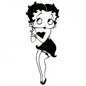 Autocolante decorativo Betty Boop