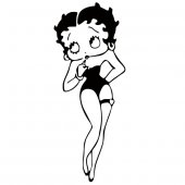 Autocolante decorativo Betty Boop