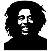 Autocolante decorativo Bob Marley