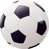 Autocolante decorativo Bola de futebol