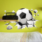 Autocolante decorativo Bola de futebol