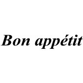 Autocolante decorativo Bon Appétit