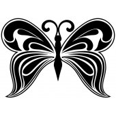 Autocolante decorativo borboleta