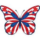Autocolante decorativo borboleta
