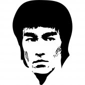 Autocolante decorativo Bruce Lee