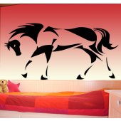 Autocolante decorativo cavalos