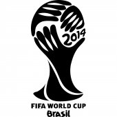 Autocolante decorativo Copa do Mundo Brasil 2015