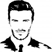 Autocolante decorativo david beckham