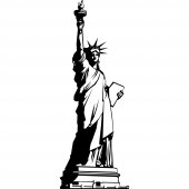 Autocolante decorativo estátua da liberdade