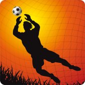 Autocolante decorativo goleiro