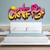 Autocolante decorativo graffiti