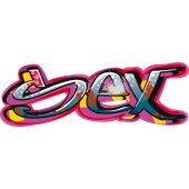Autocolante decorativo graffiti sex