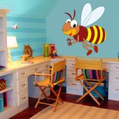 Autocolante decorativo infantil abeja