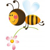 Autocolante decorativo infantil abeja