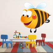 Autocolante decorativo infantil abeja