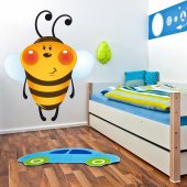 Autocolante decorativo infantil abeja