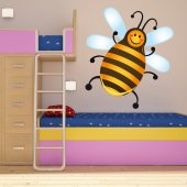 Autocolante decorativo infantil abeja