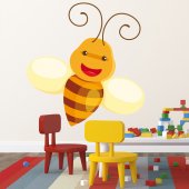 Autocolante decorativo infantil abeja