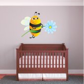 Autocolante decorativo infantil abeja