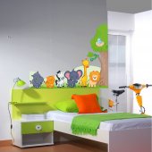 Autocolante decorativo infantil Animais