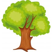 Autocolante decorativo infantil árbol