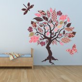 Autocolante decorativo infantil árbol