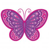Autocolante decorativo infantil borboleta