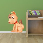 Autocolante decorativo infantil cão